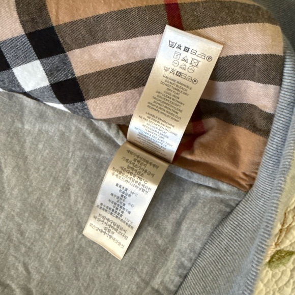 Burberry Light Gray Zip-Up Hoodie - Picture 4 of 4
